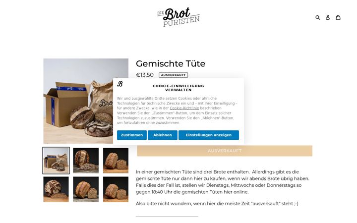 Screenshot of brotpuristenshop.de