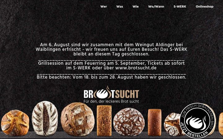 Screenshot του brotsucht.de