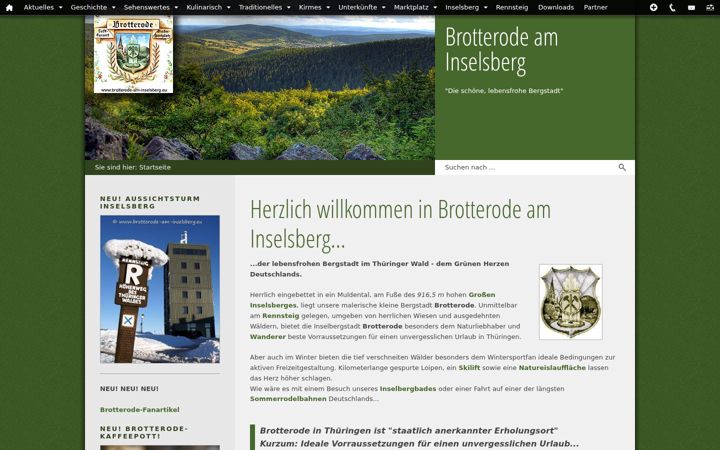 Screenshot of brotterode-am-inselsberg.eu
