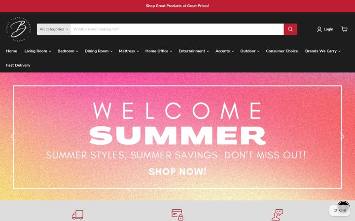 Screenshot of broughfurnituremattress.com