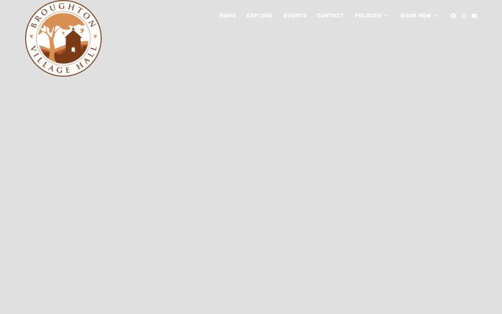 Screenshot of broughtonvillagehall.com
