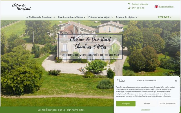 Screenshot of broustaret.net