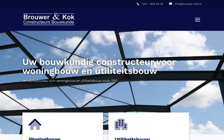 Screenshot ta' brouwer-kok.nl