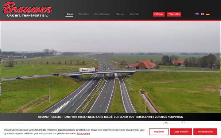 Screenshot ta' brouwer-urk.nl