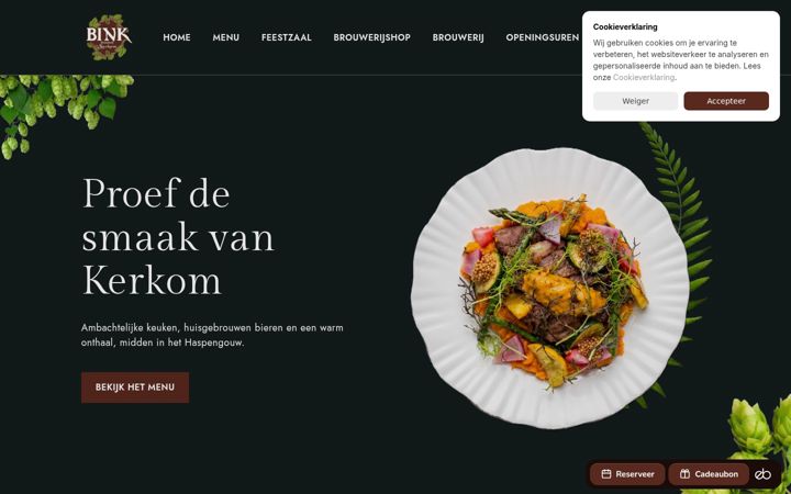 Screenshot of brouwerijkerkom.be