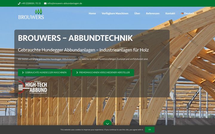 Screenshot of brouwers-abbundanlagen.de