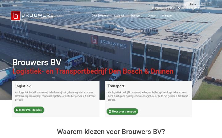 Captură de ecran a brouwersbv.nl