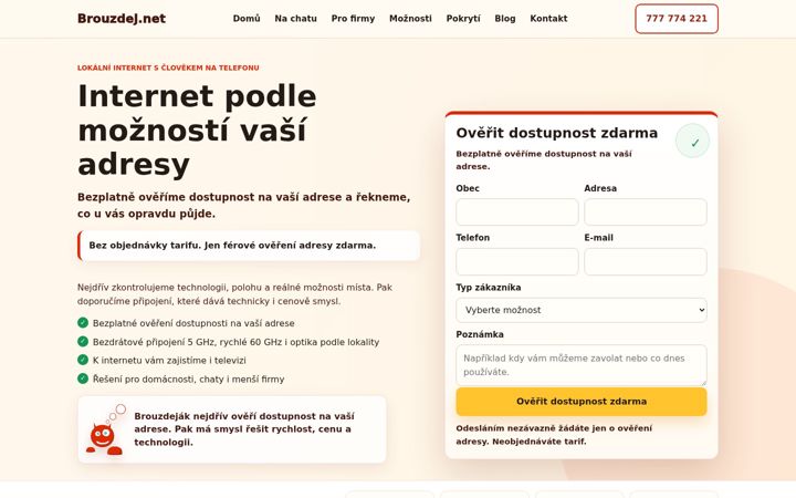 Screenshot ta' brouzdej.net