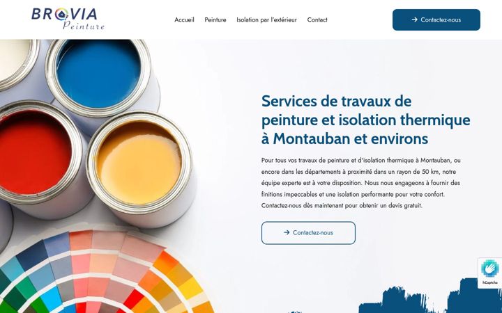 Screenshot of broviapeinture.fr