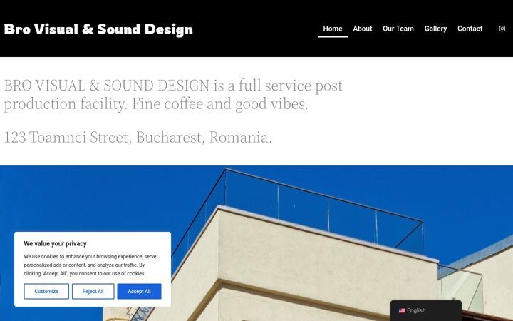 Screenshot of brovisual.ro
