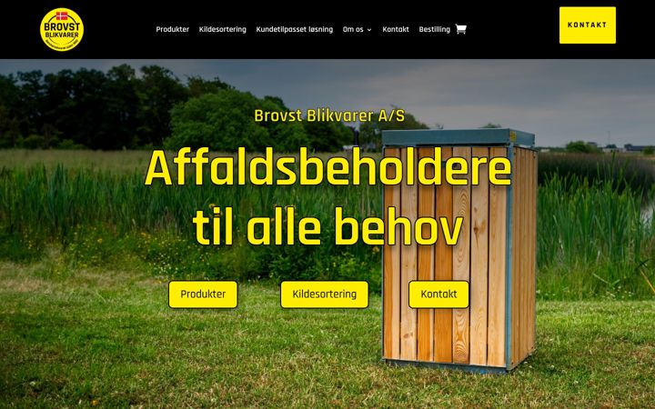 Screenshot of brovstblikvarer.dk