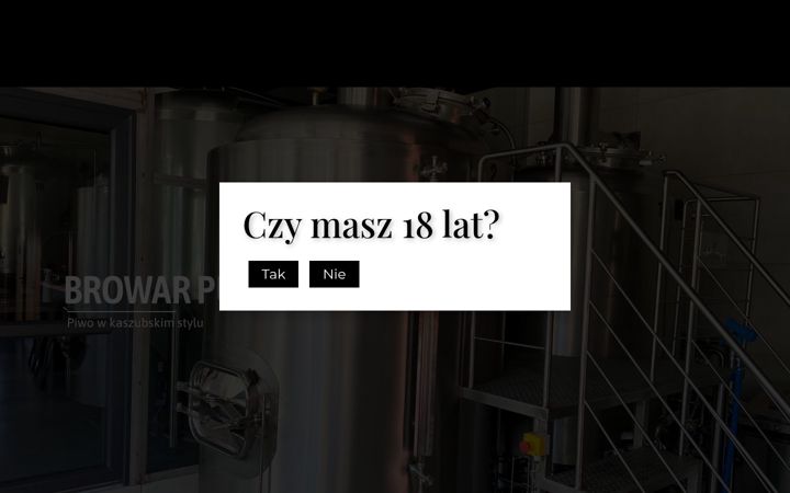 Ekrānuzņēmums no browarpuck.pl