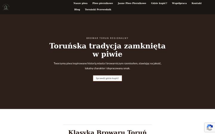 Ekraanipilt saidist browartorun.pl