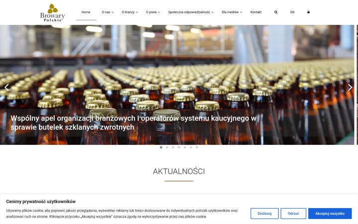 Screenshot of browary-polskie.pl