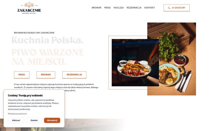Screenshot of browarzakarczmie.pl