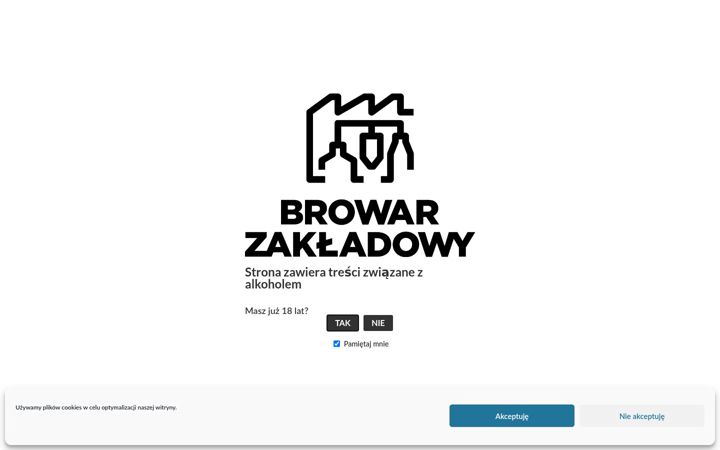 Screenshot of browarzakladowy.pl