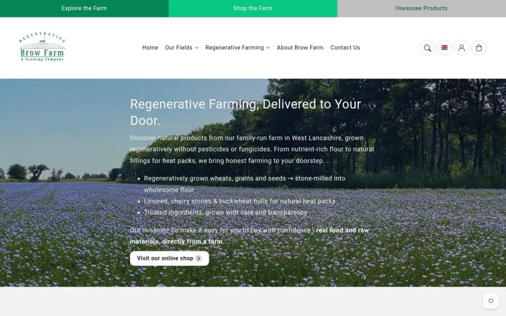 Screenshot of browfarm.co.uk
