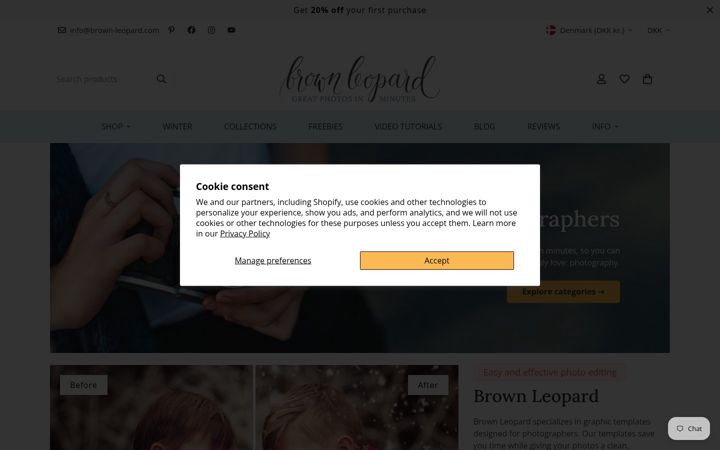 Screenshot of brown-leopard.com