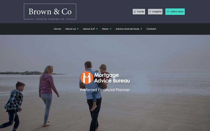 Screenshot of brownandcofp.co.uk