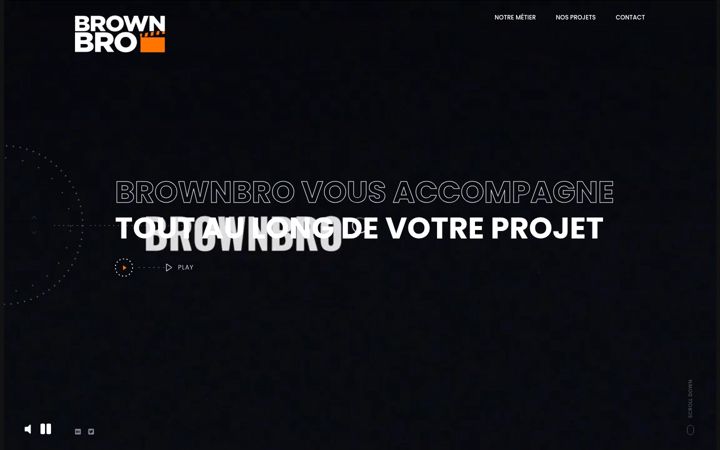 Screenshot of brownbroproduction.fr