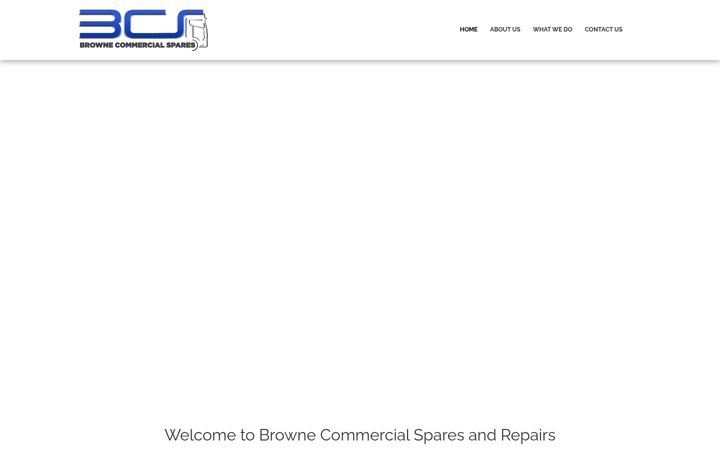Screenshot of brownecommercialspares.com