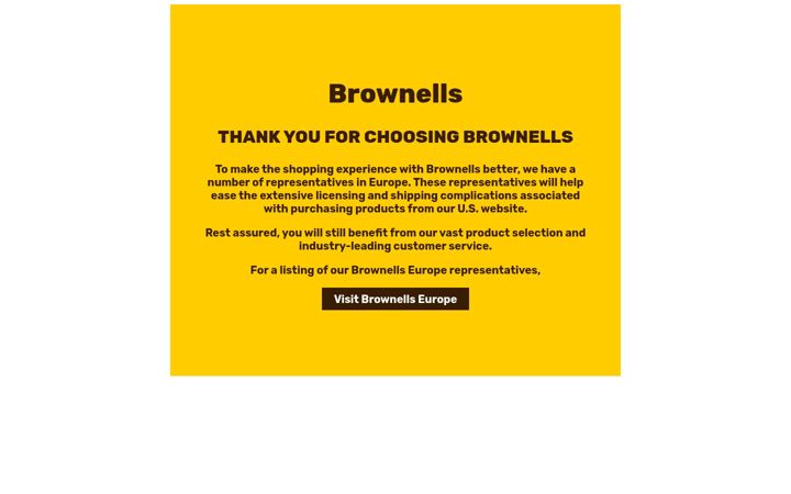 Zrzut ekranu brownells.com