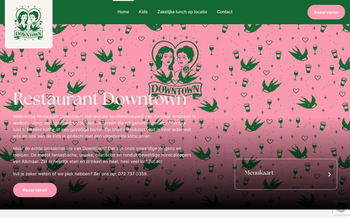 Screenshot of browniesanddowniesalkmaar.nl
