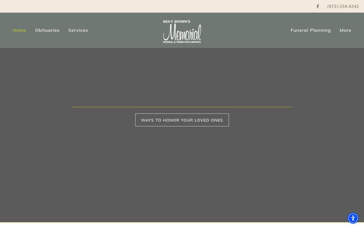 Screenshot of brownmem.com