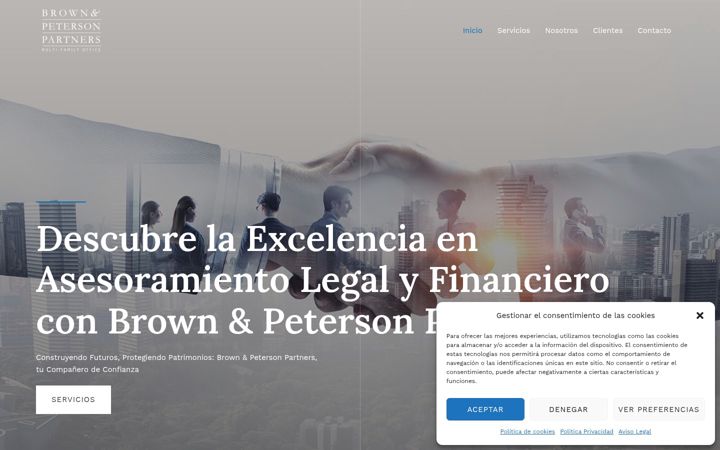 Screenshot of brownpetersonmfo.com