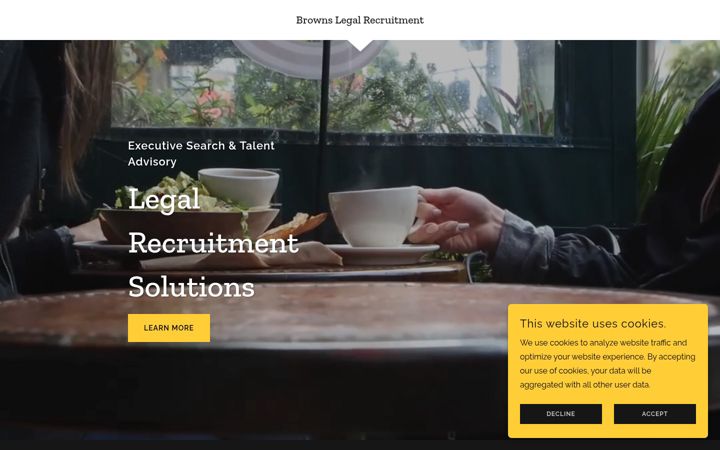 Screenshot of brownsrecruitment.co.uk