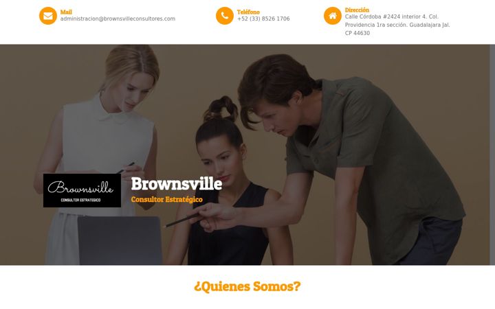 Screenshot of brownsvilleconsultores.com