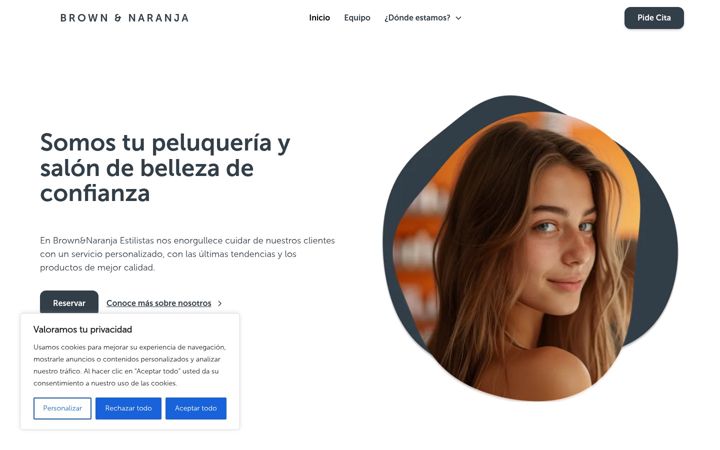 Screenshot of brownynaranja.com