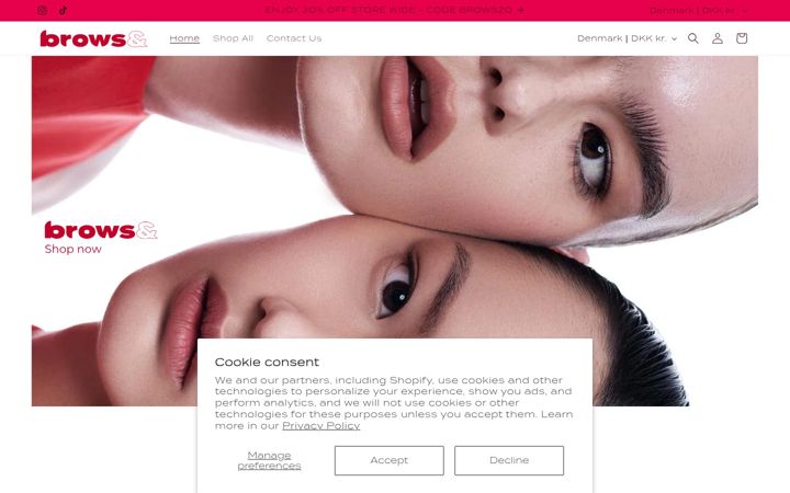 Screenshot of brows-and.com