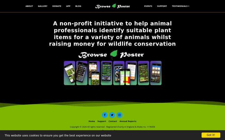 Screenshot of browseposter.co.uk