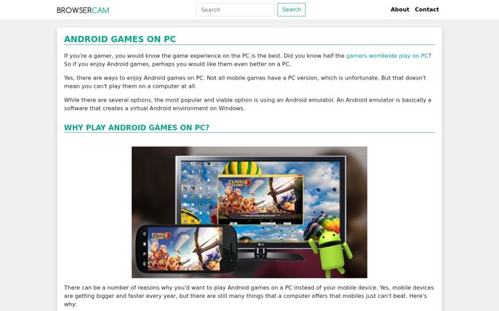 Screenshot of browsercam.com