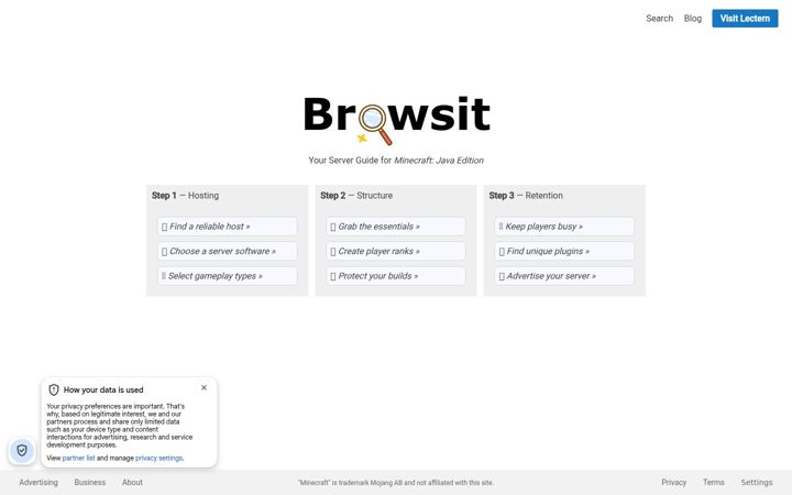 Screenshot of browsit.org