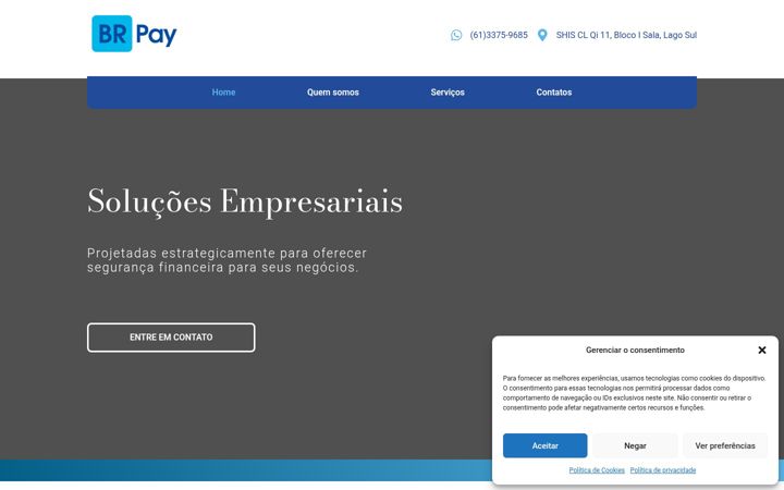 Screenshot of brpaysolucoes.com.br