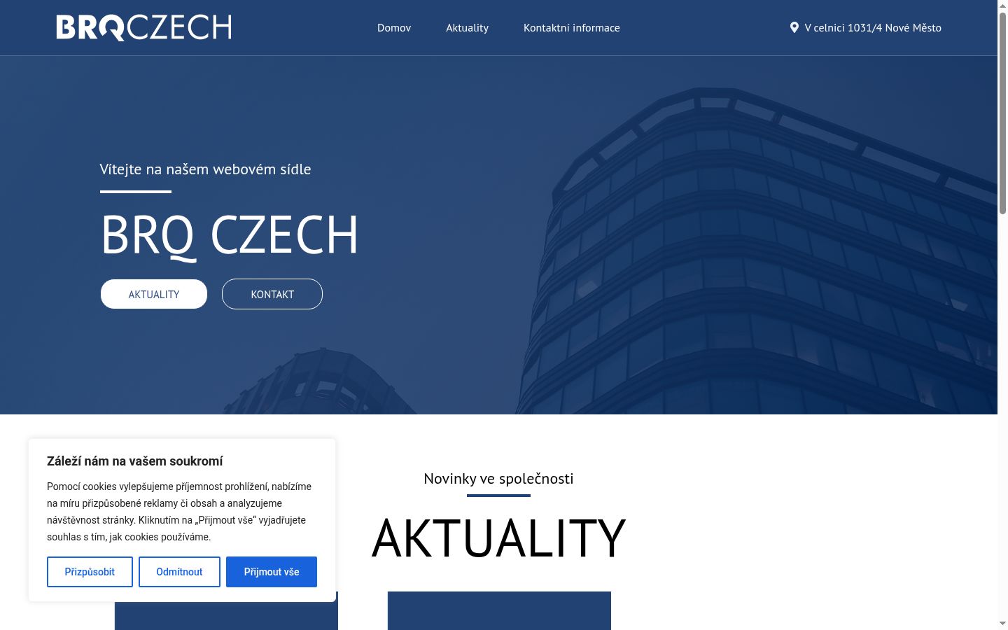 Screenshot του banner συγκατάθεσης που εμφανίστηκε πριν από οποιαδήποτε αλληλεπίδραση