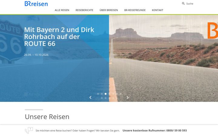Screenshot van brreisen.de