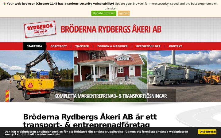 Screenshot of brrydbergsakeri.se