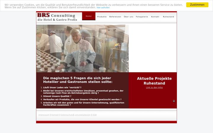 Skærmbillede af brs-consulting.de