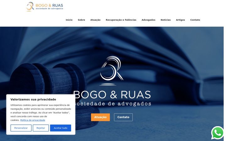 Екранна снимка на brsadv.com.br