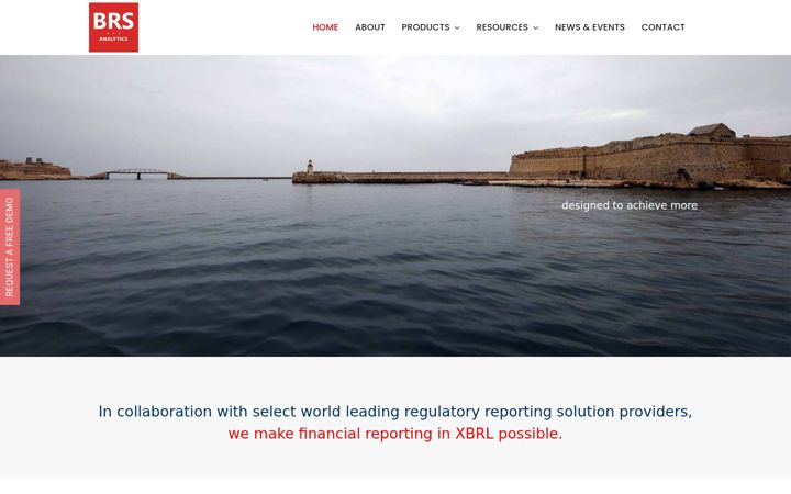 Screenshot of brsanalytics.com