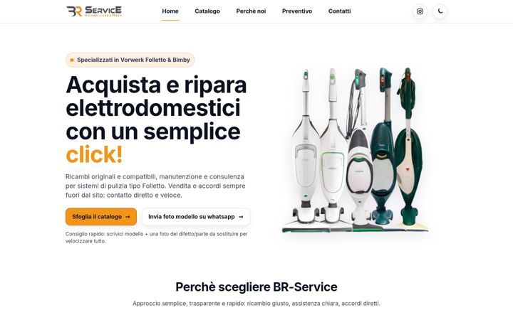 Screenshot of brservicenardo.it