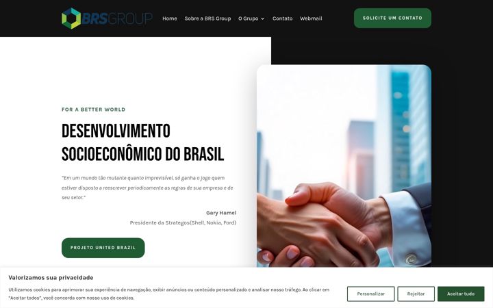 Екранна снимка на brsgroup.com.br