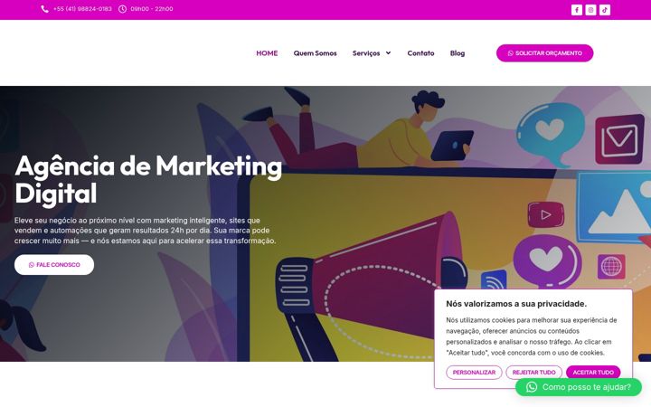 Screenshot of brsignature.com.br