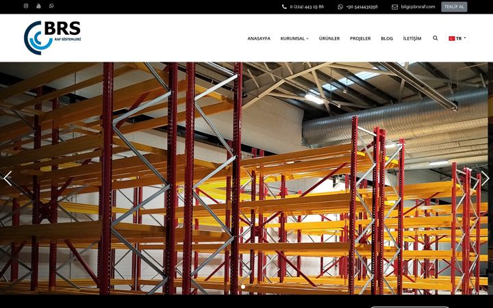 Screenshot of brsraf.com