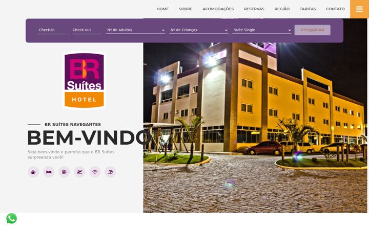 Screenshot of brsuites.com.br