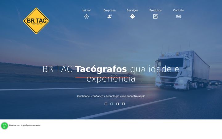 Kuvakaappaus sivustosta brtactacografos.com.br