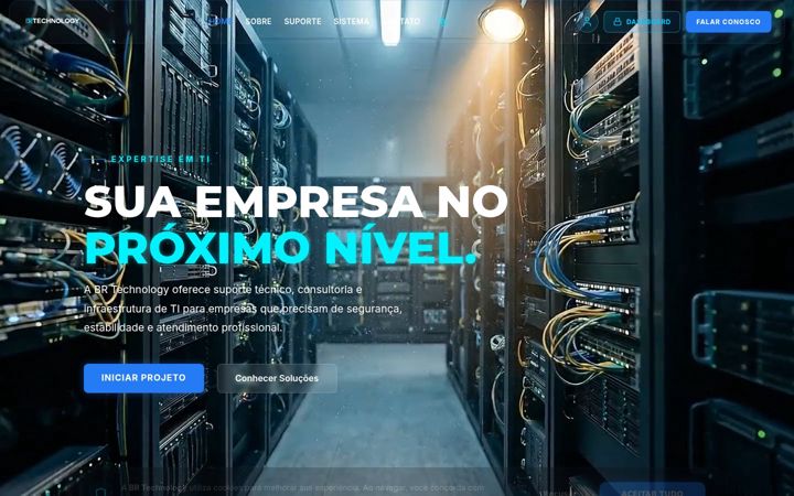 Screenshot of brtechno.com.br